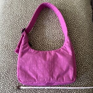 BAGGU Magenta Mini Shoulder Bag